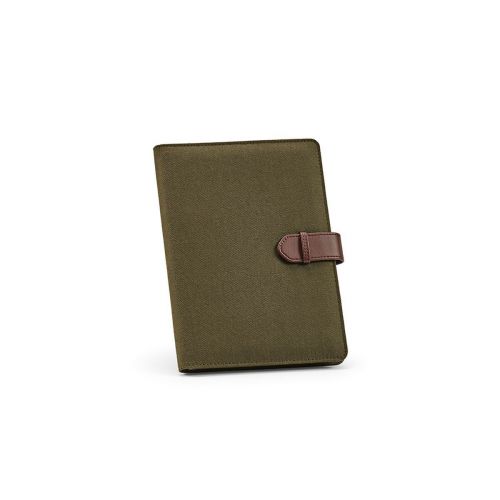 ELIOT A5 - Folder rCotton. 64 FSC sheet notepad and rPU closure