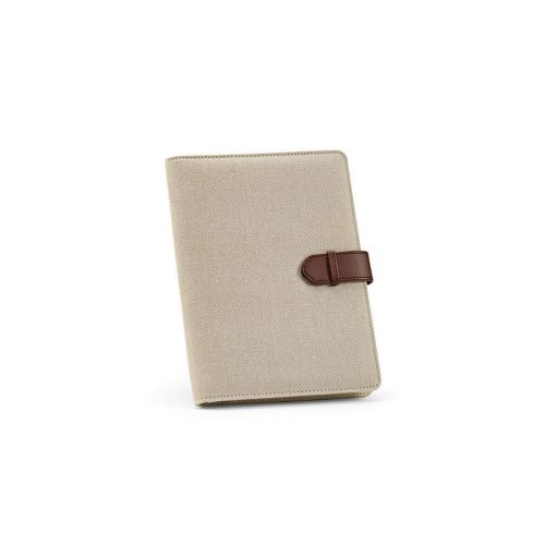 ELIOT A5 - Folder rCotton. 64 FSC sheet notepad and rPU closure