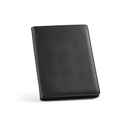 ORWELL A4 - Folder rPU. 64 FSC sheet notepad and zipper closure