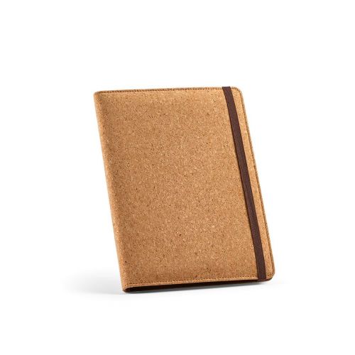 KAFKA A5 - Folder Cork. 64 FSC sheet notepad and elastic closure