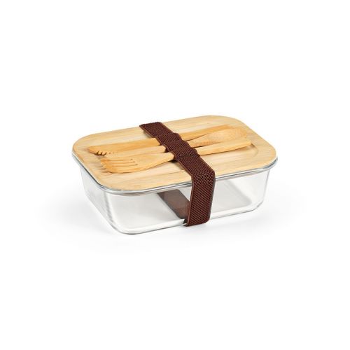 VAN GOGH 1000 - Lunchbox Borosilicate Glass and Bamboo 1090ml