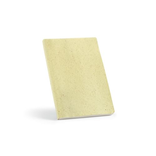 LEWIS - A5 Notebook Corn Husk cover. 80gsm recycled 196 pages