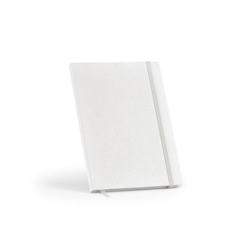 HUGO - A5 Notebook rMilk Cartons cover. 70gsm recycled 160 pages