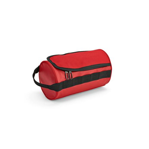 RIGA - Toiletry Bag 5.7L rPET. Barrel shaped with carry handle