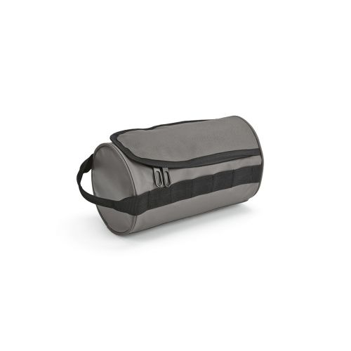 RIGA - Toiletry Bag 5.7L rPET. Barrel shaped with carry handle