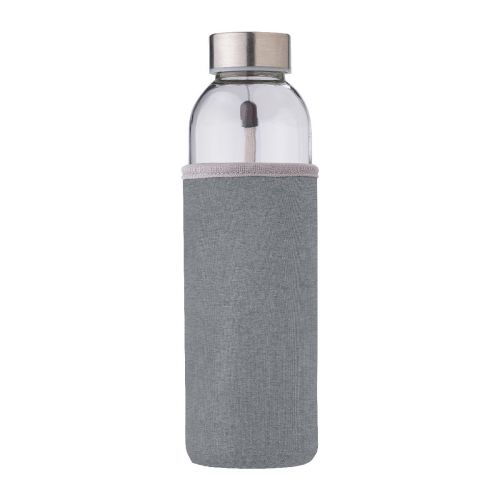 NIKA - Glass bottle (500 ml) with neoprene sleeve 