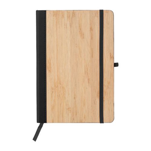 DORITA - PU and bamboo notebook 