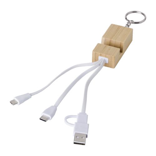 SUTTON - Bamboo keychain 