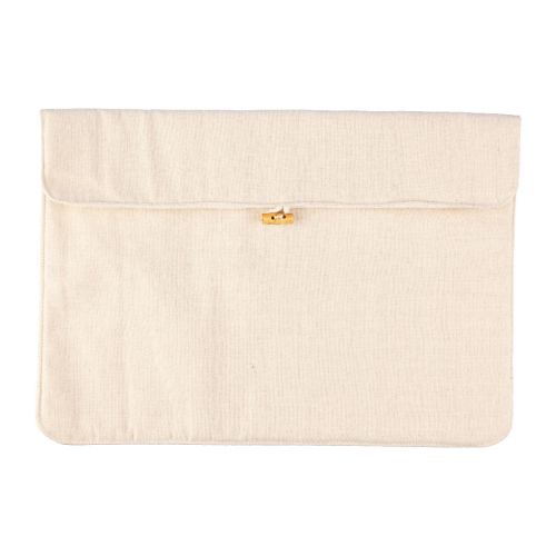 DIRK - Cotton (220 gr/m2) laptop pouch 