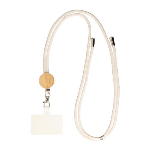 LUCIA - Cotton drawstring phone lanyard 