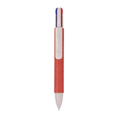 DEBORAH - Recycled carton four-color ballpen 