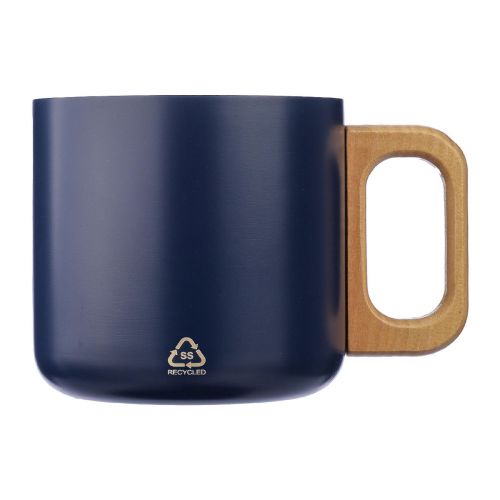 DWIGHT - Recycled stainless steel double-walled mug 400 ml 