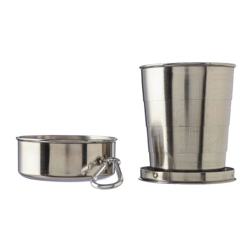 ANNETTE - Stainless steel foldable cup 