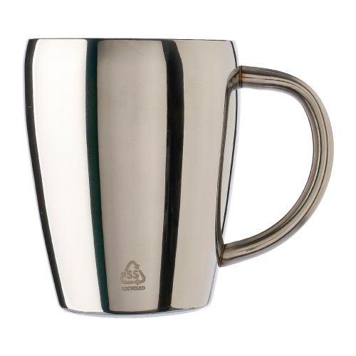NAYA - Recycled  stainless steel double walled mugs 
