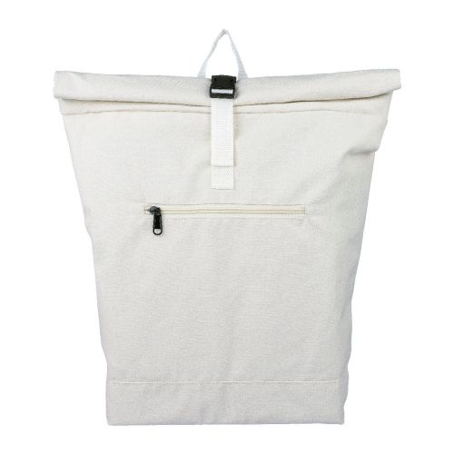 THADDEUS - Recycled polycotton (330 gsm) rolltop backpack 