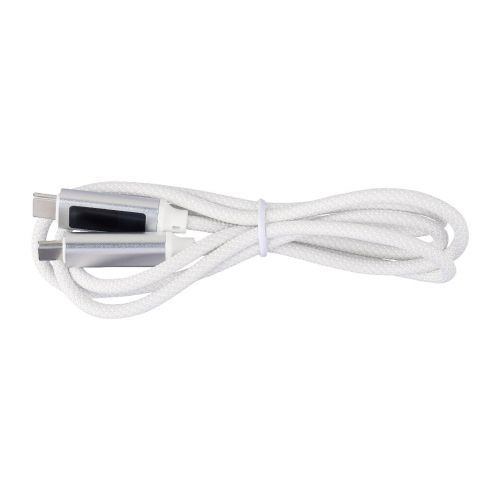 CLAUDIA - Nylon fabric charging cable 65W 