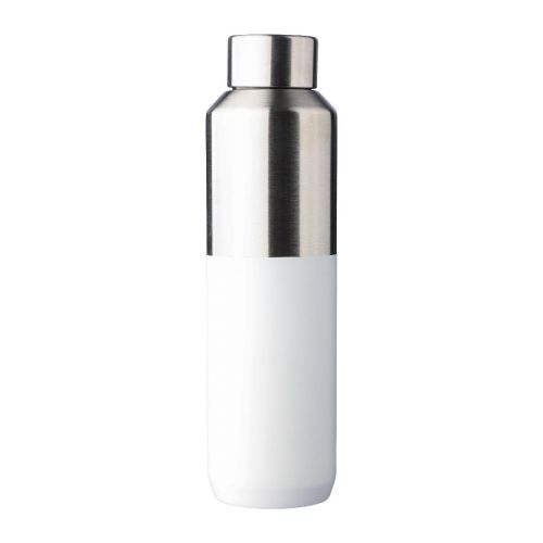ESEN - Recycled stainless steel double-walled drinking bottle (600 ml) 