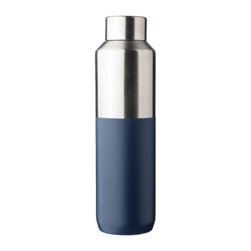 ESEN - Recycled stainless steel double-walled drinking bottle (600 ml) 