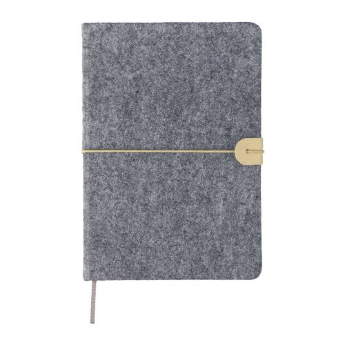 DARIO - Recycled felt notebook (A5) 