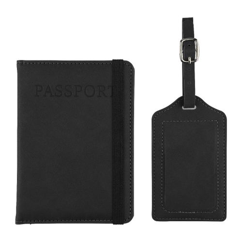 ZANI - Recycled PU passport holder and luggage label 