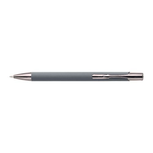 ANISA - Recycled aluminium rubberized ballpen 