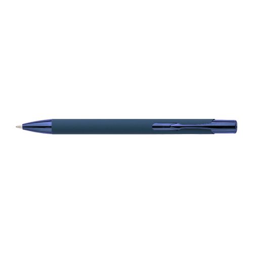 ANISA - Recycled aluminium rubberized ballpen 
