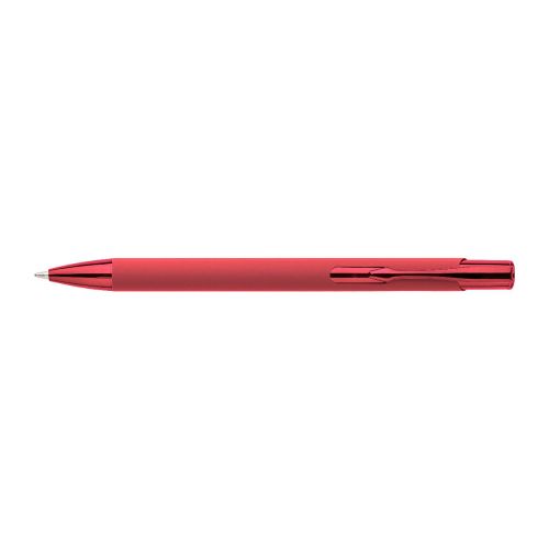 ANISA - Recycled aluminium rubberized ballpen 
