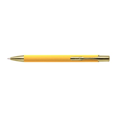 ANISA - Recycled aluminium rubberized ballpen 