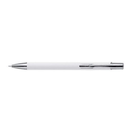 ANISA - Recycled aluminium rubberized ballpen 