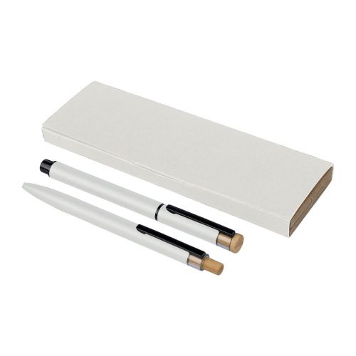 ILARIA - Recycled aluminium lacquered pen set 