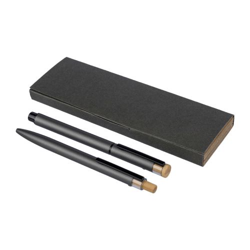 ILARIA - Recycled aluminium lacquered pen set 