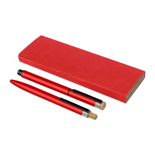 ILARIA - Recycled aluminium lacquered pen set 