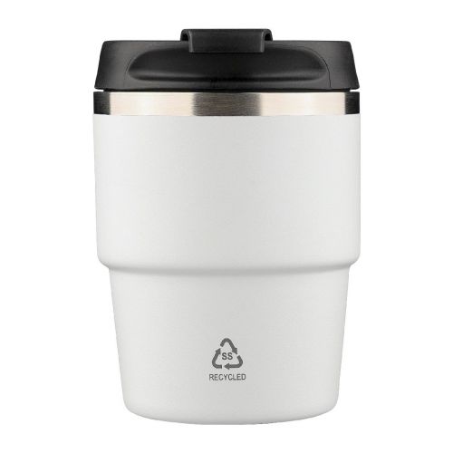 OLI - Recycled stainless steel double-walled mug (175 ml) 