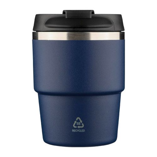 OLI - Recycled stainless steel double-walled mug (175 ml) 