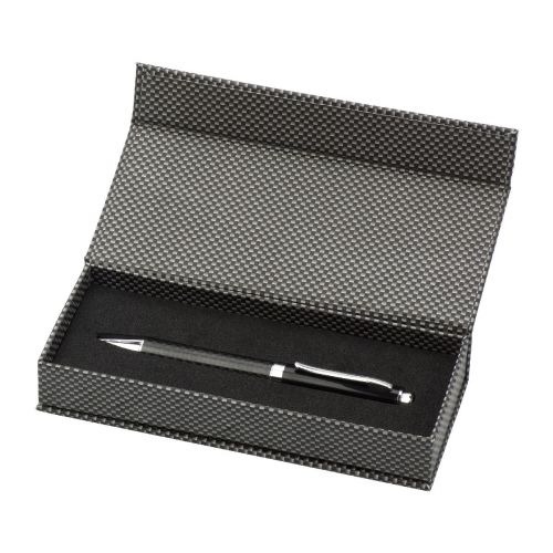 LINDSEY - Carbon fibre and brass ballpen 