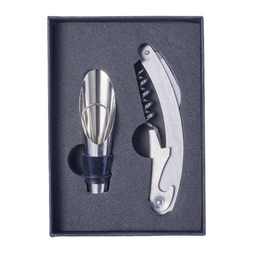 DALE - Stainless steel wine set 