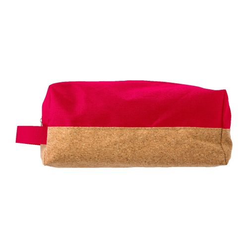 LYNN - Polyester and cork toilet bag 