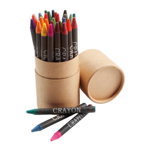 GABRIELLE - Cardboard tube with crayons 