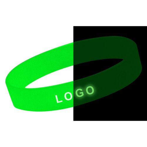WRIST SHINEY - glow logo silicone wristbands