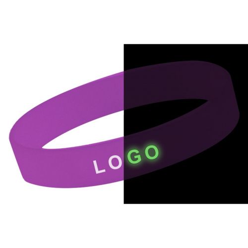 WRIST SHINEY - glow logo silicone wristbands