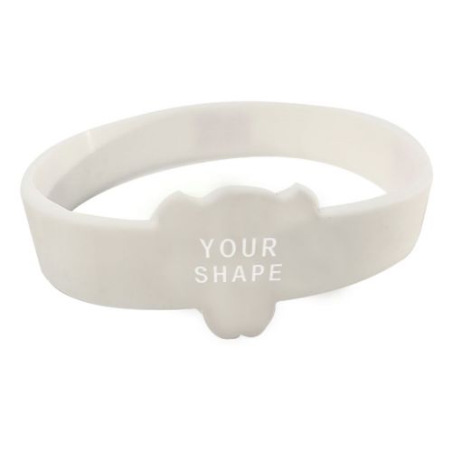 WRIST SHAPE - shaped silicone wristband