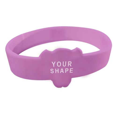 WRIST SHAPE - shaped silicone wristband