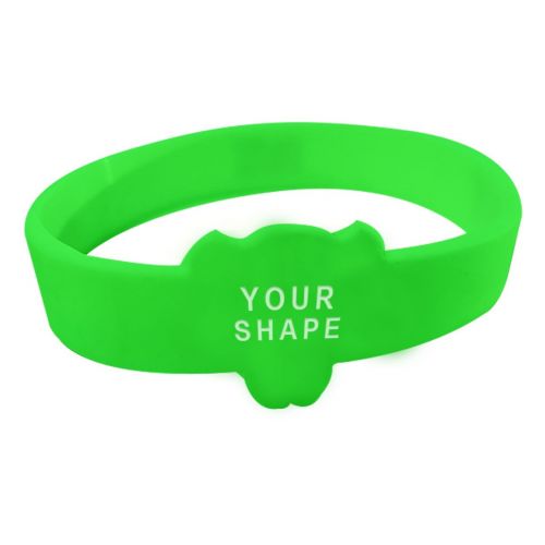 WRIST SHAPE - shaped silicone wristband