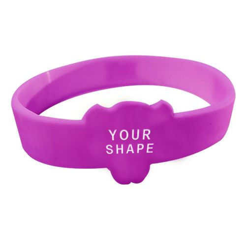 WRIST SHAPE - shaped silicone wristband