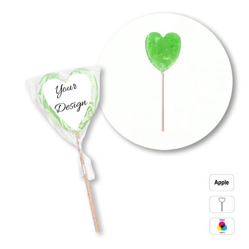 LOGO POP - heart-shaped lollipop