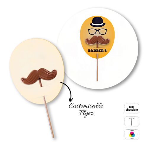 FUNNY POP - moustache-shaped lollipops
