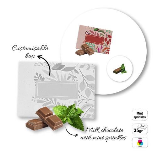 MINI MODERN BAND - milk chocolate bar with topping
