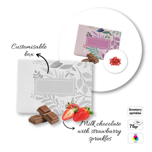 MODERN BAND - milk chocolate bar with topping