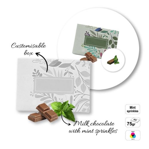 MODERN BAND - milk chocolate bar with topping
