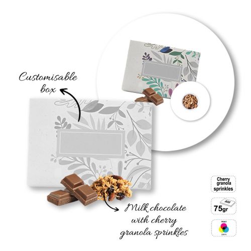 MODERN BAND - milk chocolate bar with topping